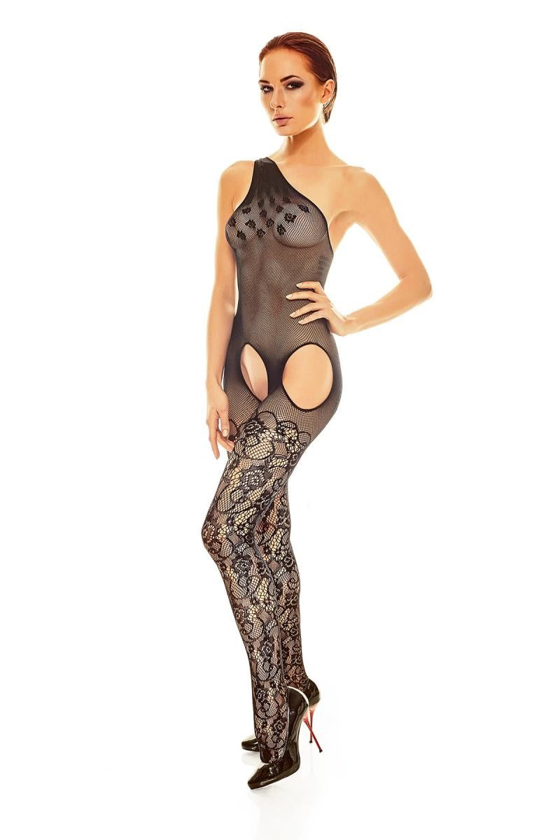 schwarzes Bodystocking AA052119 von Anais Apparel Luxury Lingerie schwarzes Bodystocking AA052119 von Anais Apparel Luxury Lingerie